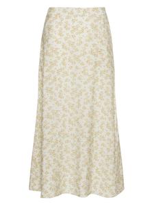 Юбка до колена MOSS COPENHAGEN, цвет gelb/beige