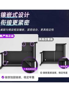 Угловой компьютерный стол Zhenyanxuan L-образный игровой стол 120x80 см, черный карбон, правая версия [без стойки]