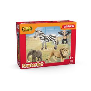 Набор из 4 фигурок диких животных Африки. Schleich