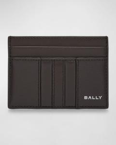 Мужской кожаный визитница Mythos Bally, цвет Ebano 21 Palladio