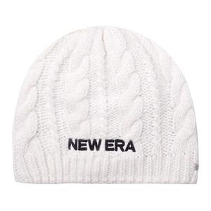 New Era Белая унисекс шапка из смесового кроличьего меха, White