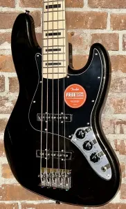 Бас-гитара Squier Affinity Active Jazz Bass V Black 5 струн от Fender. Поддержите малый бизнес и купите ее здесь!