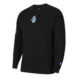 Толстовка Nike NBA Courtside City Edition Los Angeles Lakers Casual Sports Round Neck Long Sleeves Black, черный