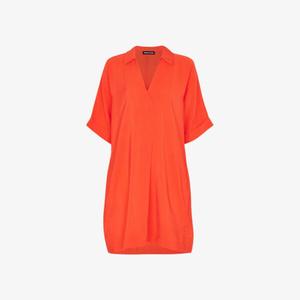 Платье-Мини свободного кроя Melanie с воротником Whistles, красный