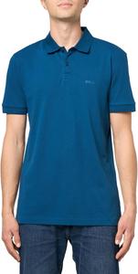 Мужская спортивная рубашка-поло BOSS Pio Sporty Tonal Collar, Blue Sapphire