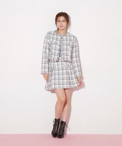 Элегантный твидовый пиджак Jill By Jill Stuart, цвет White