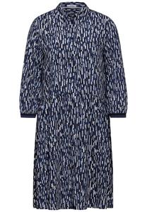 Платье рубашка CECIL Shirt Dress, синий
