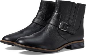 Женские ботинки Clarks Camzin Loop с пряжкой, черный