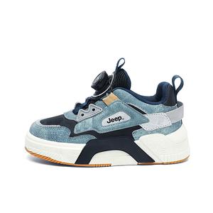 Антиударные устойчивые к истиранию нескользящие низкие скейтбордские кроссовки для детей Jeep, синий