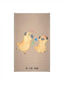 Полотенце Мопс  Любовь без слов в собачьем счастье  Mr. & Mrs. Panda, Hundeglück