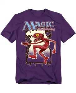 Мужская футболка The Gathering Tempest Deck Art Magic, фиолетовый