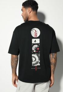 Футболка с принтом JAPANESE SURF GRAPHIC Next, черный