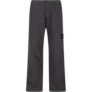 Брюки с логотипом STONE ISLAND, серый