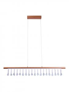 Näve Светодиодный подвесной светильник "NOBILIS" в золотом исполнении - (Д)100 см x (Ш)6 см x (В)120 см - EEK F