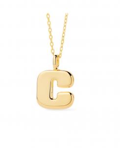 Колье с буквами - Колье с объемными буквами Ana Luisa, Bubble letter  c