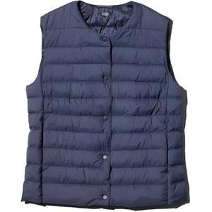 UNIQLO Женская синяя пуховик, Navy Blue