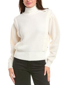 Босс Хьюго Босс Фармения свитер из смеси альпаки и шерсти Hugo Boss, белый