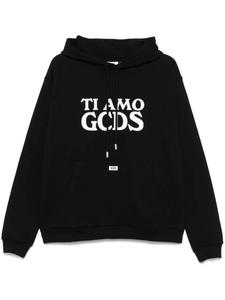 GCDS худи Ti Amo GCDS, черный