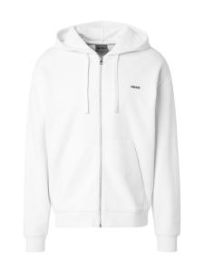 Толстовка с капюшоном на молнии HUGO Dapozip, экрю
