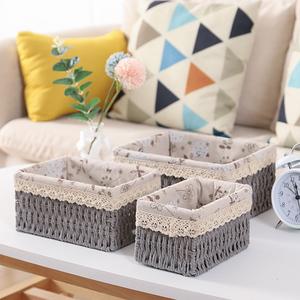 Набор плетеных корзин Enloy, серый