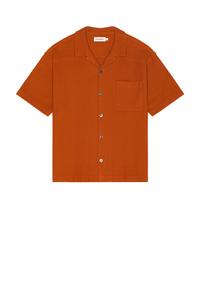 Рубашка в стиле жаккард Relaxed от Frame, dark orange