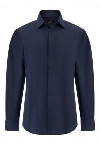 Рубашка на пуговицах классического кроя Boggi Milano, темно-синий