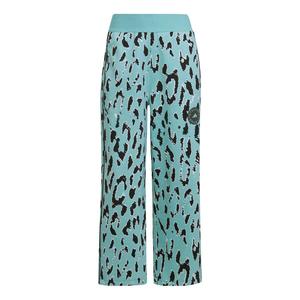 Брюки by stella mccartney cropped pants 'teal black' Adidas, мультиколор