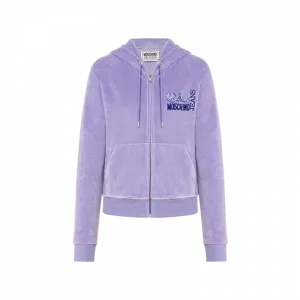 MOSCHINO Фиолетовая толстовка для женщин