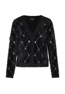 Вязаный кардиган faina, черный
