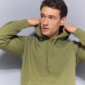 Теплый спортивный худи с капюшоном для мужчин Boomerang, хаки