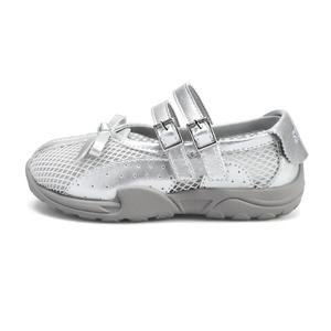 Детские сандалии с низким верхом, устойчивые к истиранию, дышащие ST&SAT KIDS, серебряный