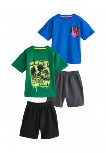 Пижама 2 PACK SET Next, синий