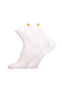 Носки для бега FRONT, 2 шт., с мягкой подушкой UphillSport, белый