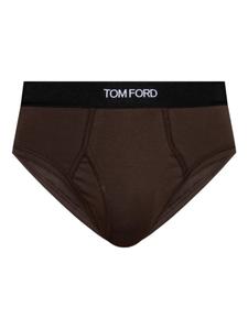 Трусы с фирменным поясом TOM FORD, коричневый