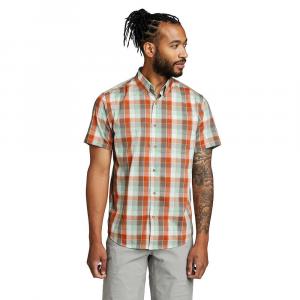 Рубашка на пуговицах с короткими рукавами Big & Tall Eddie Bauer Voyager Flex, цвет Bottle Green