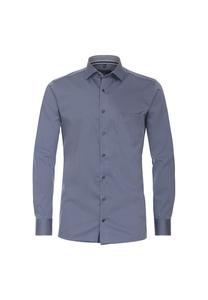 Деловая рубашка простого современного покроя Casamoda, синий