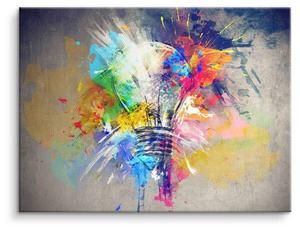 Картина на холсте ArtMind Be Kreativ, 80x60x3 см, многоцветный