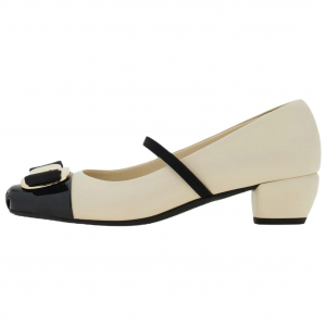 Ferragamo Туфли Mary Jane Vara Chunky Heel 4 см женские белые