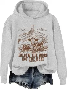 Свитшот Follow The Word Not The Herd