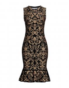 Платье миди Couture Moschino, черный