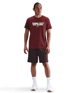 Мужская футболка Dri-Fit легкая и дышащая Nike, красный