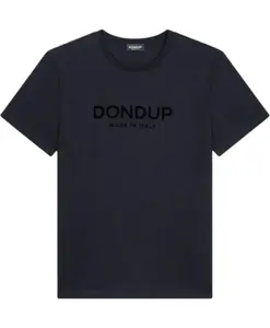 Футболка стандартного кроя с круглым вырезом Dondup, черный