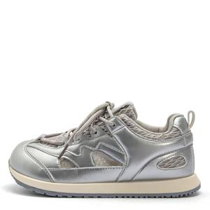 STAE Женские низкие кэжуал кеды серебристые, цвет Silver