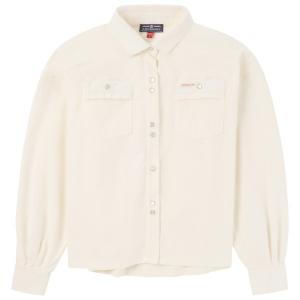 Женская рубашка-блузка из дикого бархата Amundsen Sports, белый