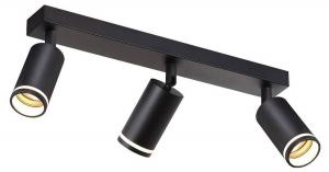 Потолочный светильник Nettlife Staffelstein 3-flammig, черный