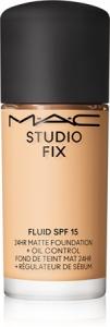 Матирующий праймер spf 15 MAC Cosmetics Mini Studio Fix Fluid SPF 15 24HR Matte Foundation + Oil Control, NC15 15 ml