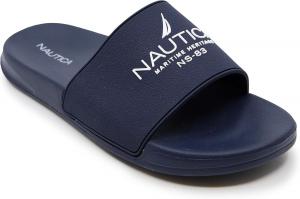 Мужские сандалии Nautica с открытым носком - удобные домашние и уличные душевые тапочки, темно-синий