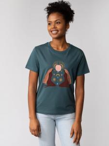 Футболка wat? Apparel T-Shirt Love and flex, цвет Petrol