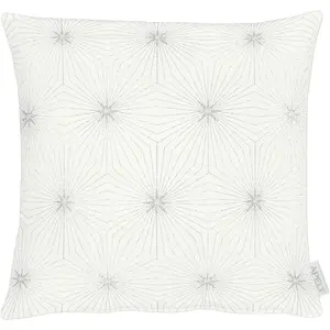 Чехол на подушку АПЕЛЬТ «4710», (1 шт.), 4710 40X40 Apelt, серый/серебряный