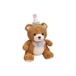 Плюшевая кукла Bib Bear Warrior успокаивающая реалистичная игрушка животное плюш высота 30см Happy Fish